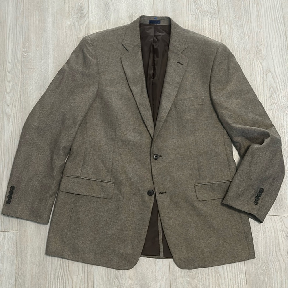 🔥BUNDLESALE Mens 44L Stafford classic fit sports coat suit jacket blazer